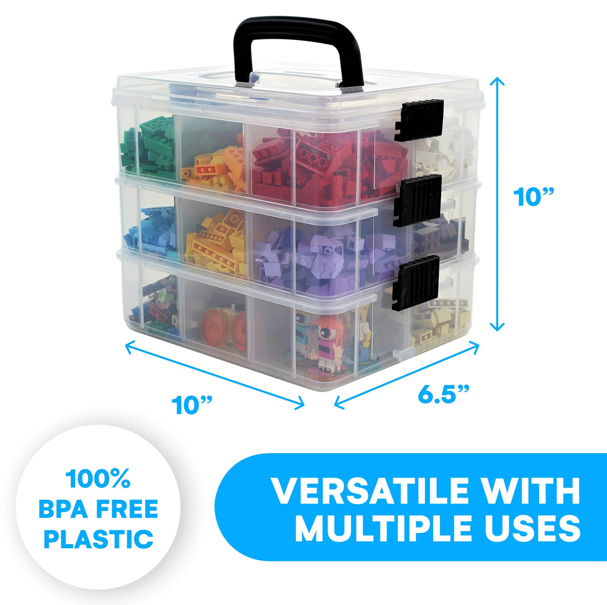 Toy Organizer with 18 Adjustable Compartments R689