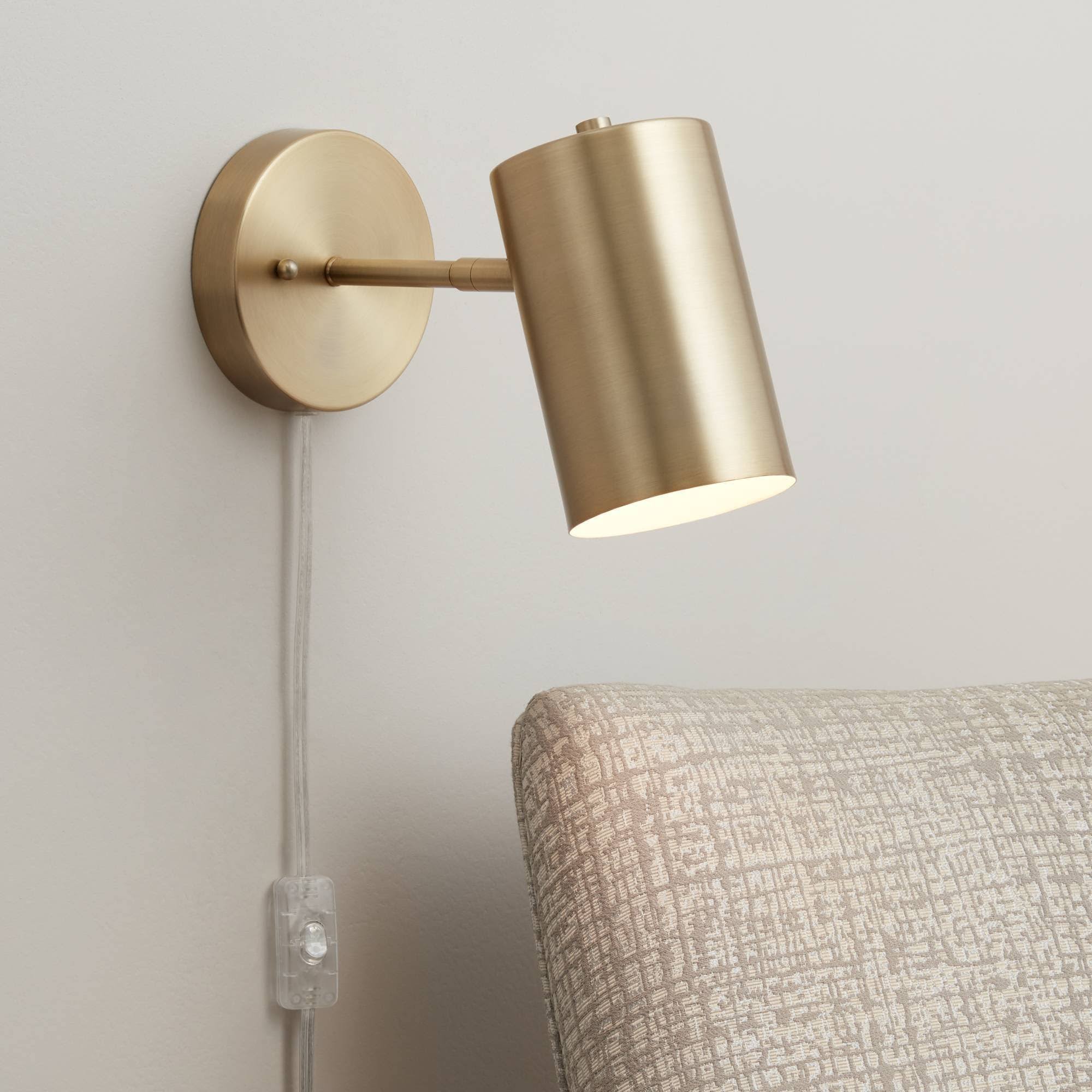 Polished Brass Pin-Up Wall Lamp O76867