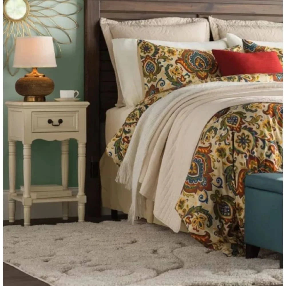 Antiqued Solid Wood Night Stand R803