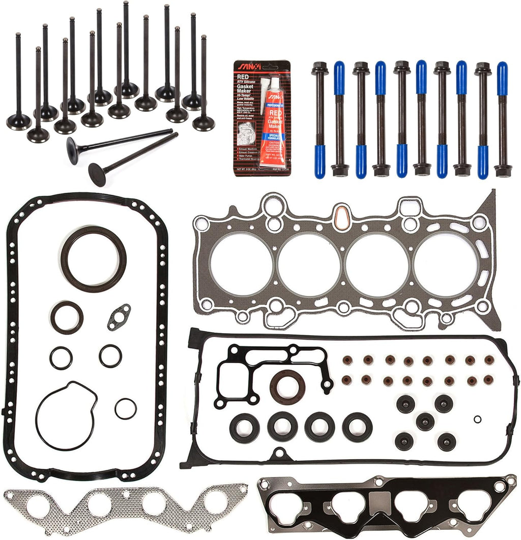 Full Gasket Set Head Bolts Intake Exhaust Valves N585231