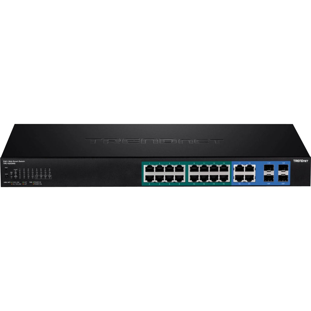 16-Port Gigabit Web Smart PoE+ Switch V482148