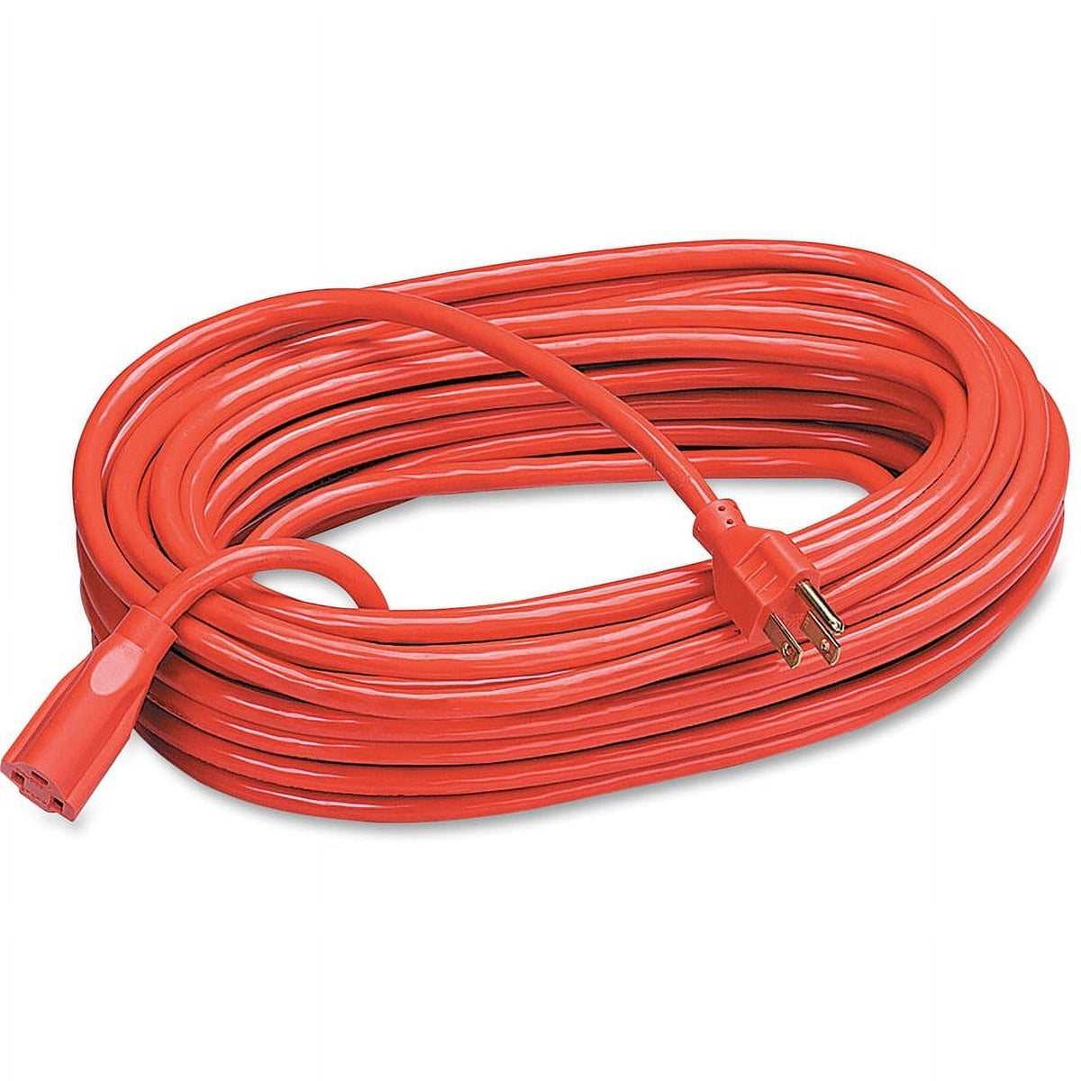 Heavy-duty Indoor/Outdoor Extsn Cord - 16 Gauge - 125 V AC / 13 A - Orange - 100 ft - 5 Each A75455