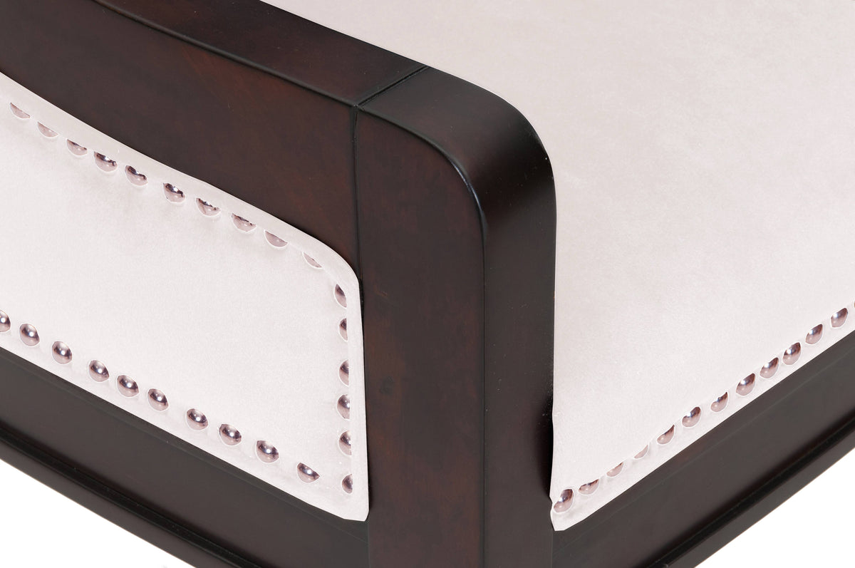 Black Velvet Nailhead Dining Side Chair S4618