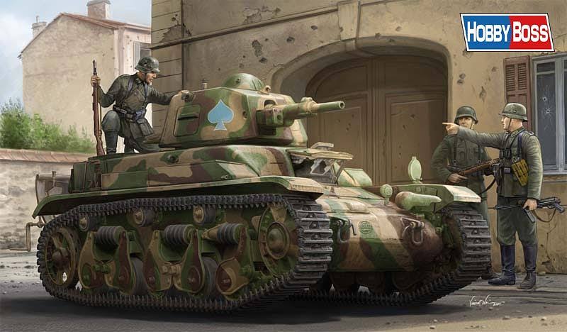 1/35 Scale French R39 Light Infantry Tank Y2306