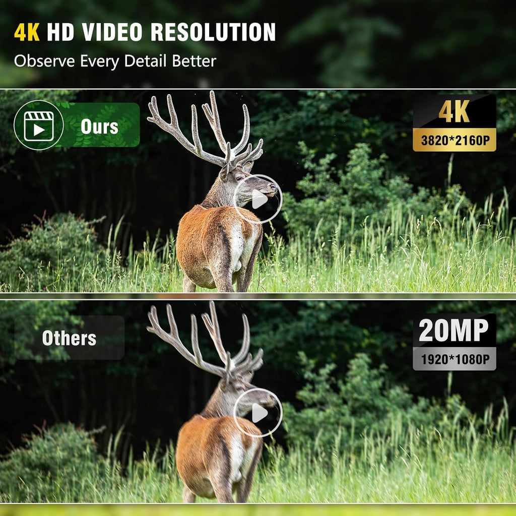 4K 32MP Wildlife Camera with Night Vision X467345
