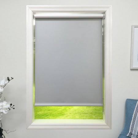 Light Gray Blackout Roller Shade F961