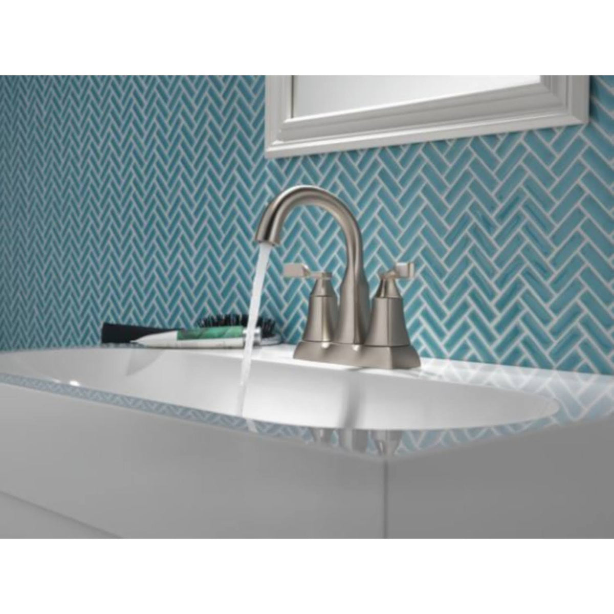 Brushed Nickel Bathroom Sink Faucet K87140