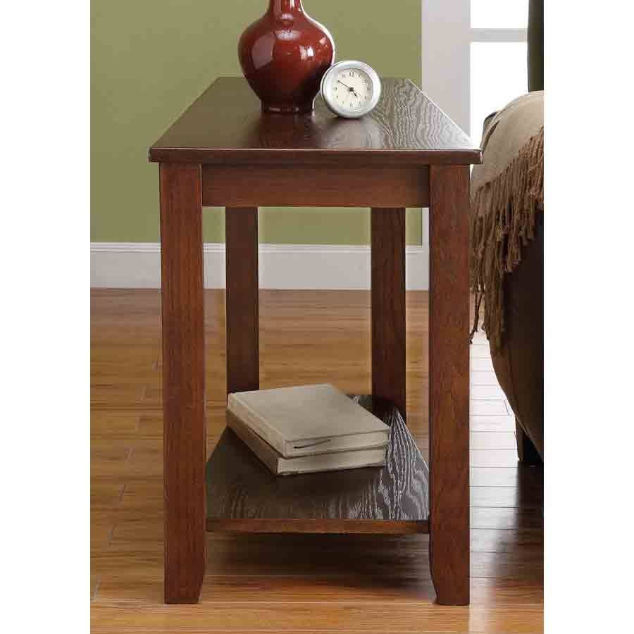 Espresso Chairside Table C9012