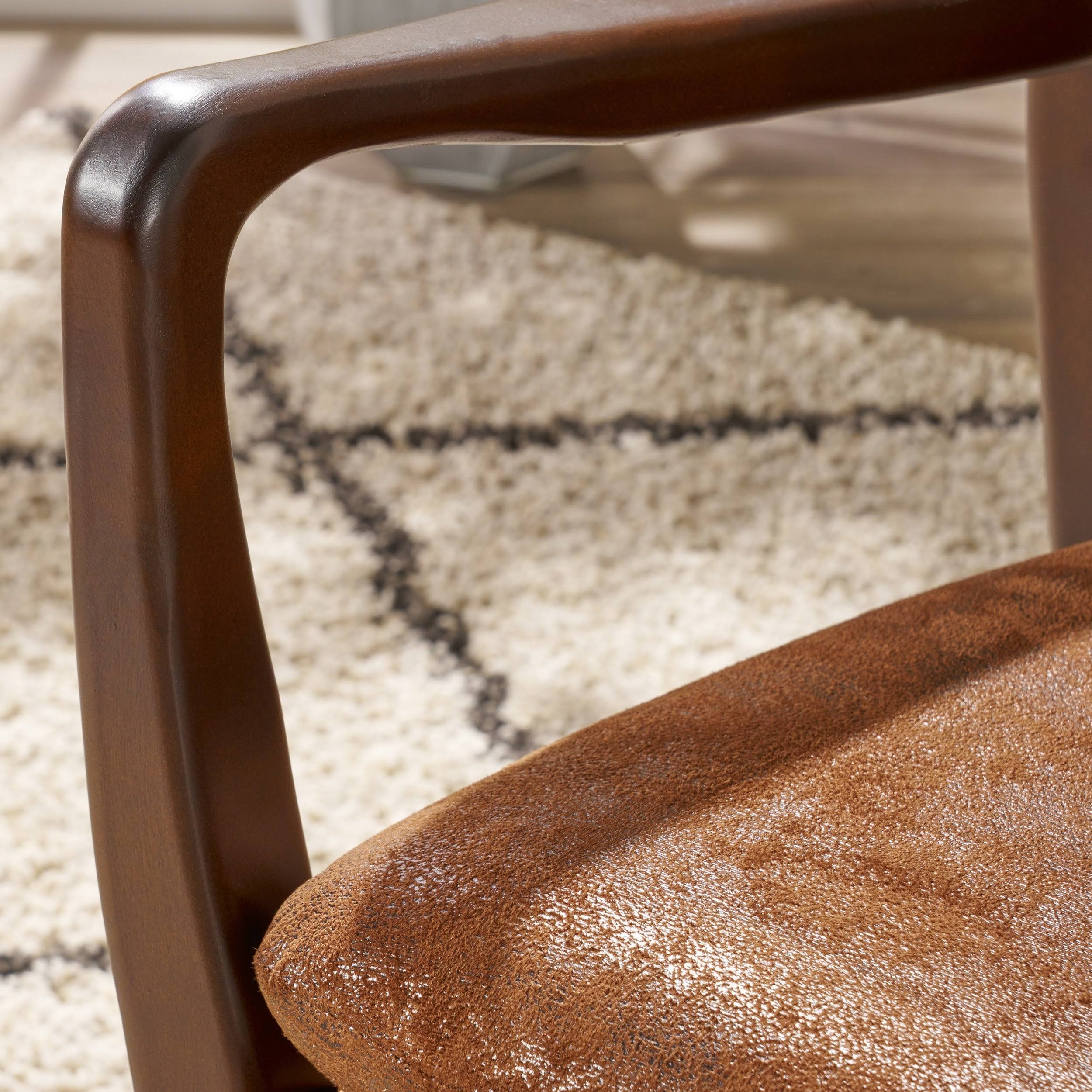 Espresso Brown Contemporary Club Chair N165