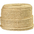 Sisal Rope 1/4x22 385 lb Natural 1500&/Case N9998