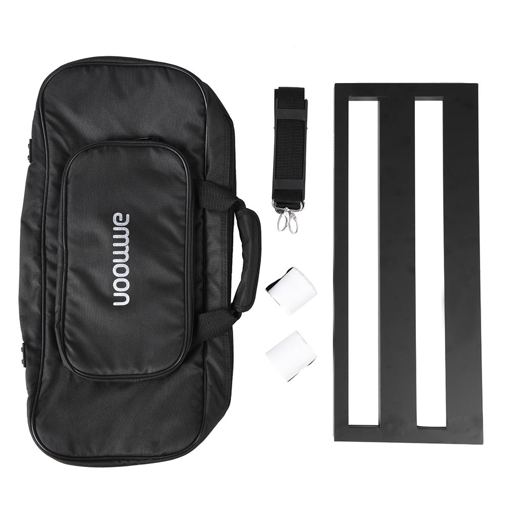 Portable Guitar Pedal Board Aluminum Alloy with Carrying Bag I243