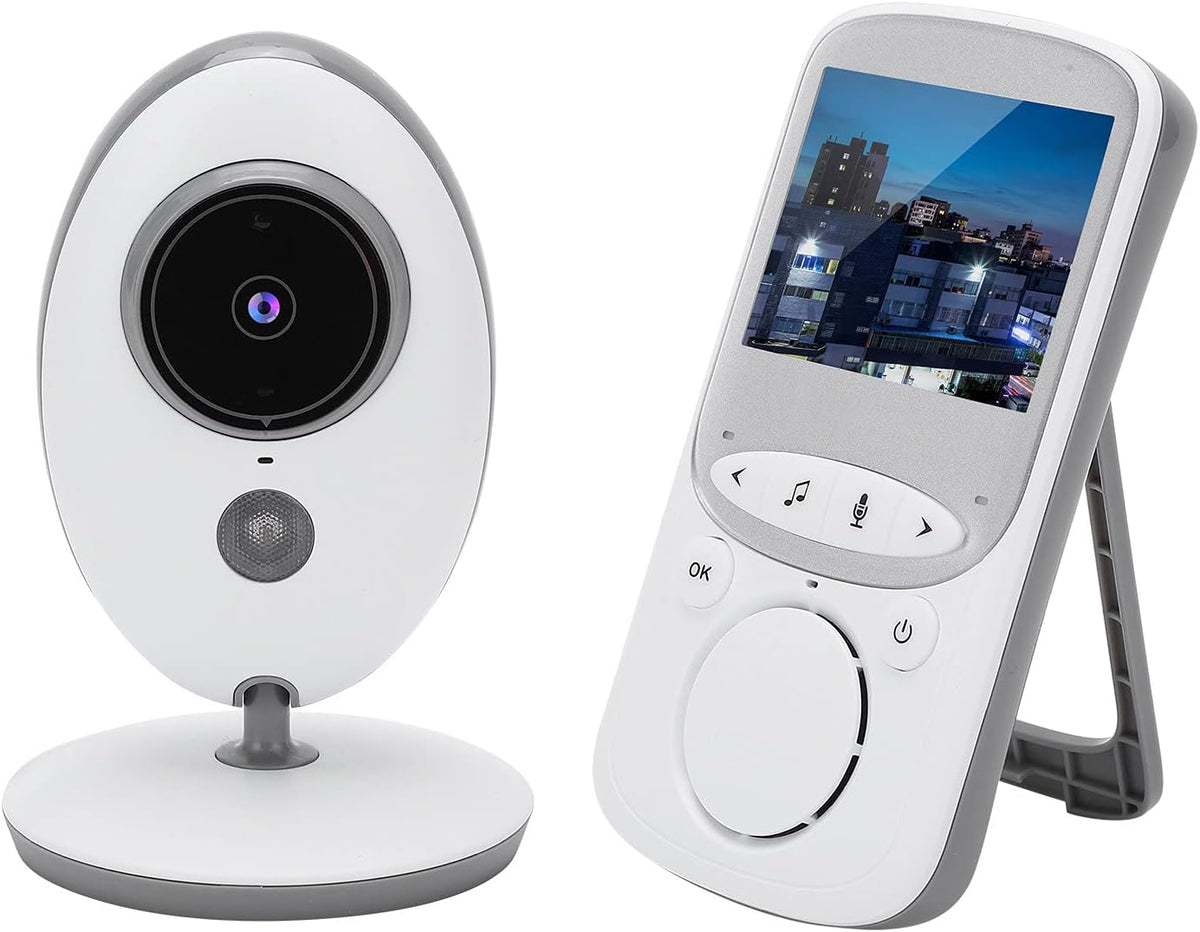 2.4in HD Baby Video Monitor with Temperature Sensor Infrared Night Vision Two-way Intercom M3764