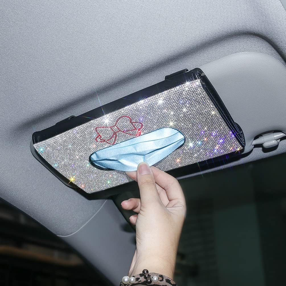 Red Queen Crown Tissue Box Holder for Sun Visor N120