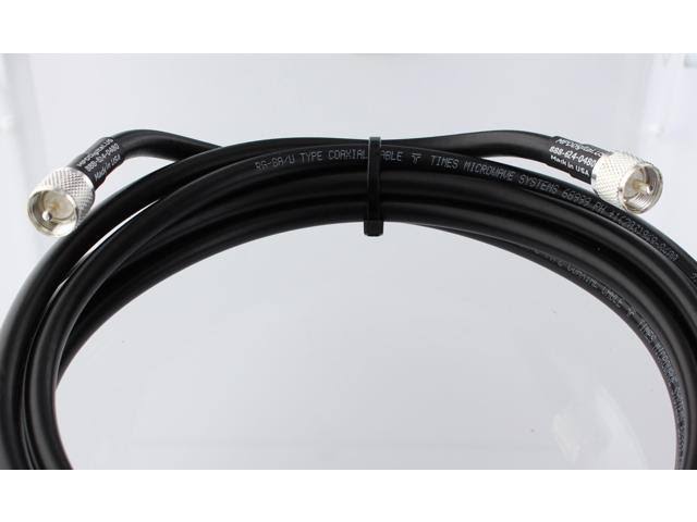 RF Coaxial Cable SMA Female to UHF PL259 Male RG58 Coax 3 Foot Z28177