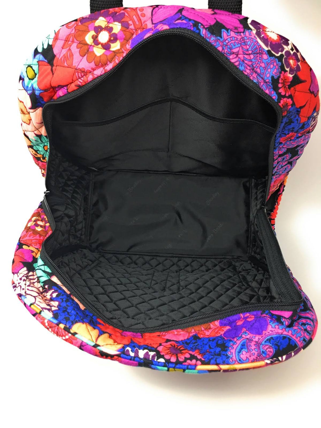 Floral Fiesta Backpack with Black Interior H1719