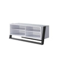 Gray TV Console with 4-Shelves P154056