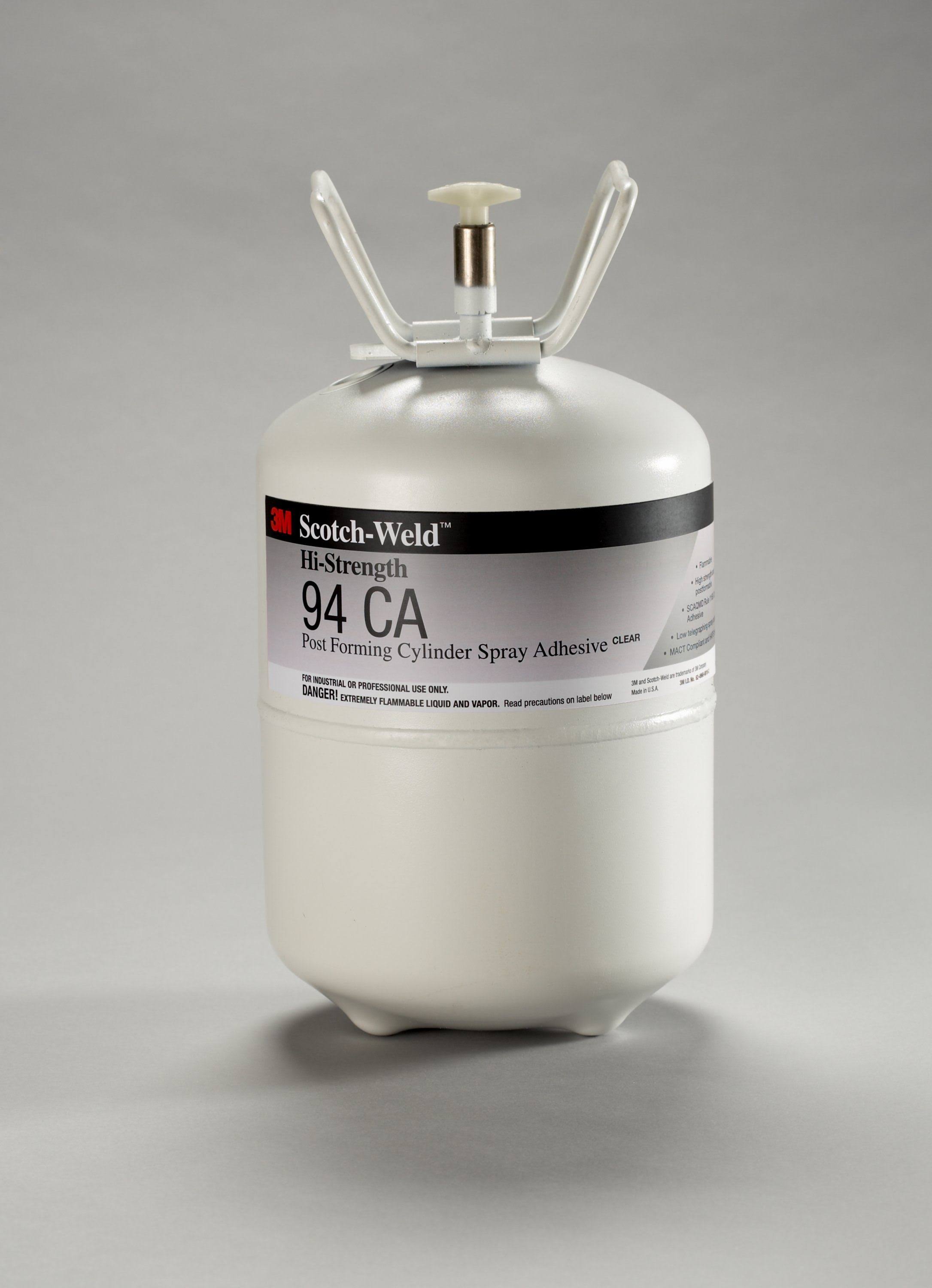 3M Hi-Strength Postforming Cylinder Spray Adhesive Clear Low VOC, Mini Cylinder (NET Wt. 7.6 lbs) Z481