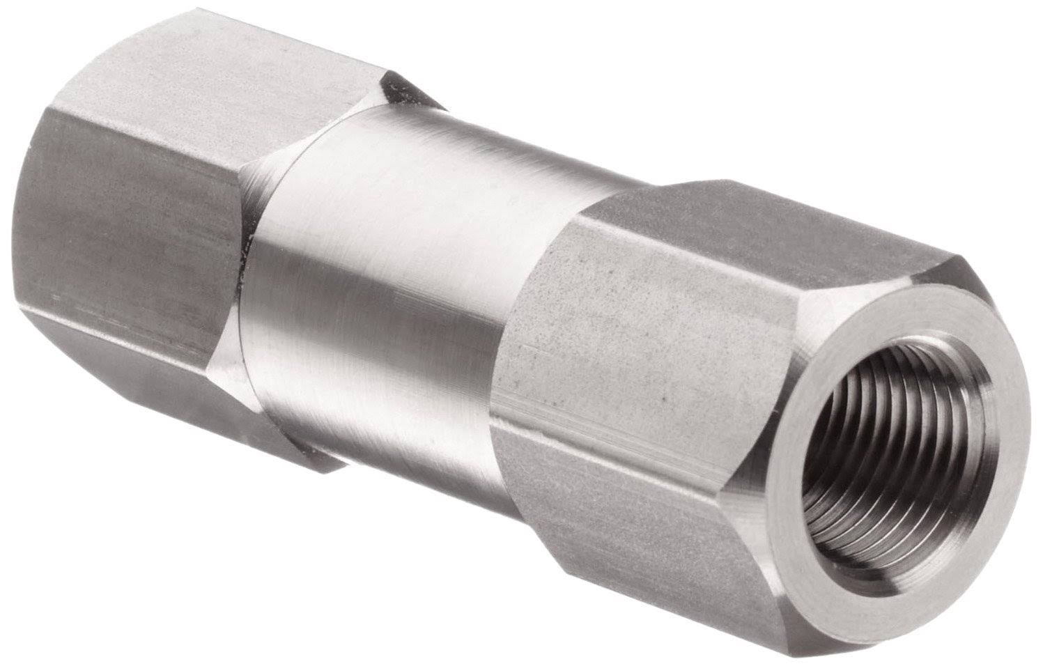 1/2 in 316 Stainless Steel Inline Poppet Check Valve M90950