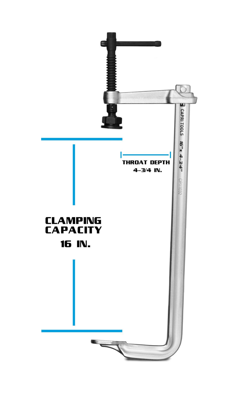 16-inch All Steel Bar Clamp W468