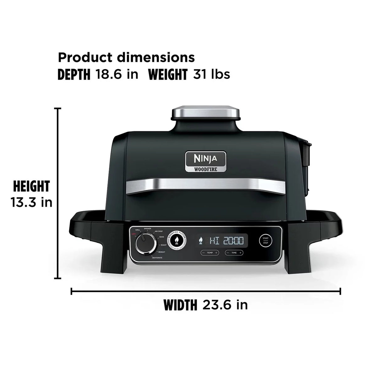 7-in-1 Outdoor Grill & Smoker K8070