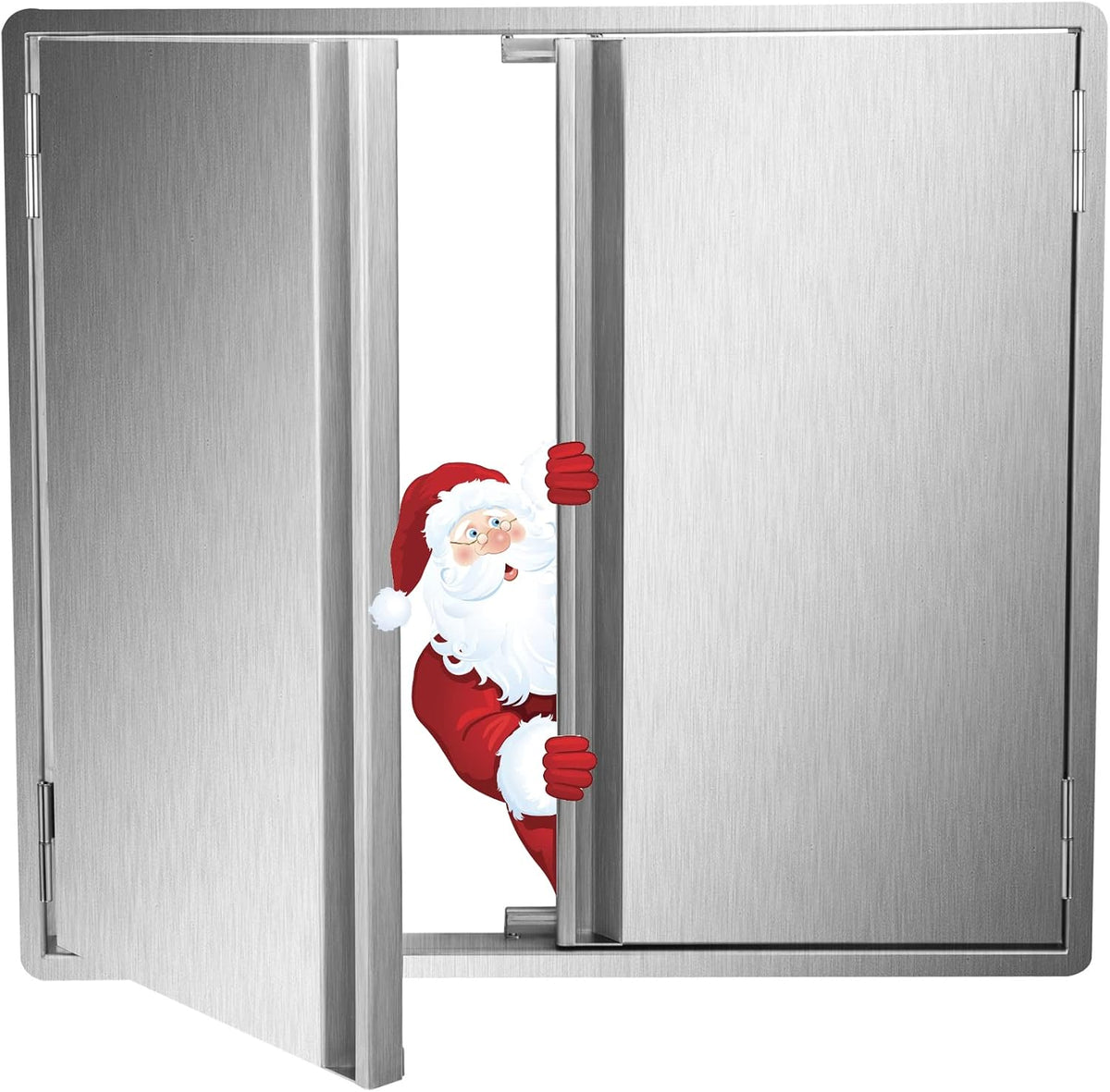 304 Stainless Steel Double Wall Vertical Door 36x21 Inch A86010