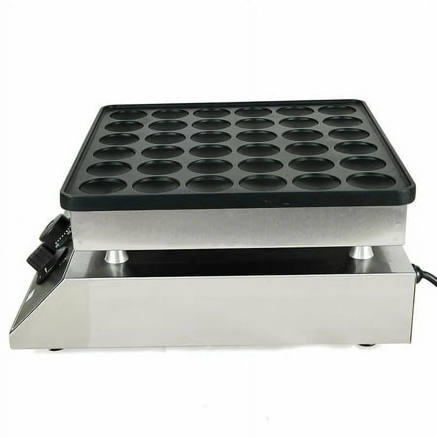 36pcs Nonstick Electric Mini Dutch Pancake Baker Maker V799837