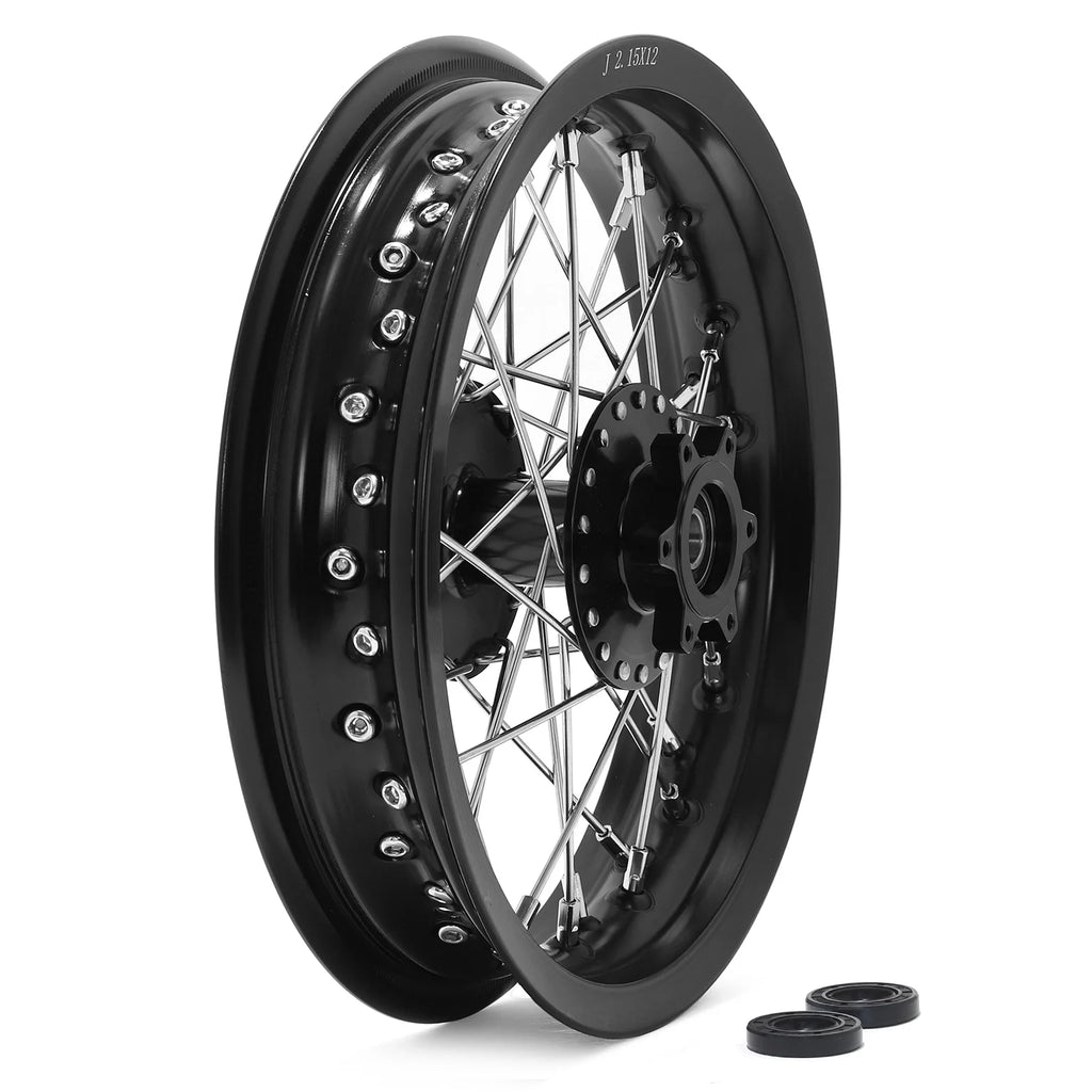 12"x2.15" Complete Wheels Rim Hubs for Electric Dirt Bike I610
