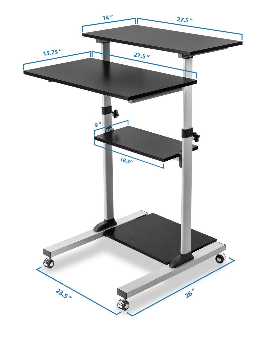 Height Adjustable Rolling Presentation Cart N67811
