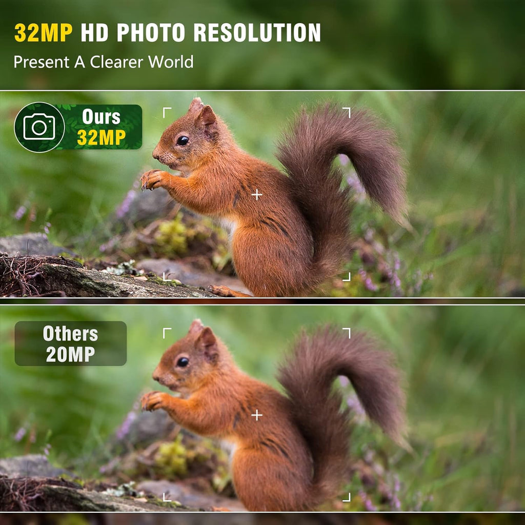4K 32MP Wildlife Camera with Night Vision X467345