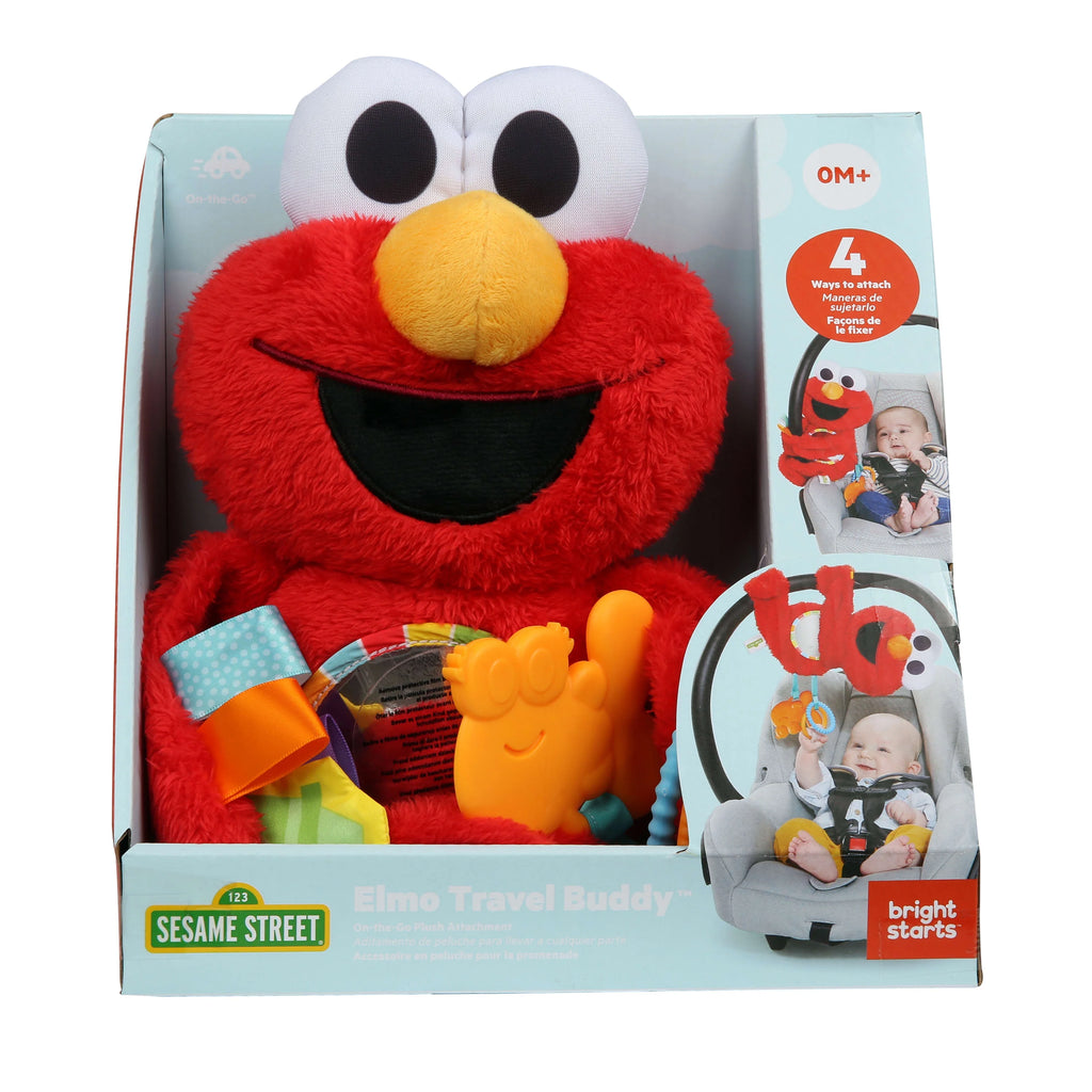 Elmo Travel Buddy Plush Stroller Carrier Toy Z582