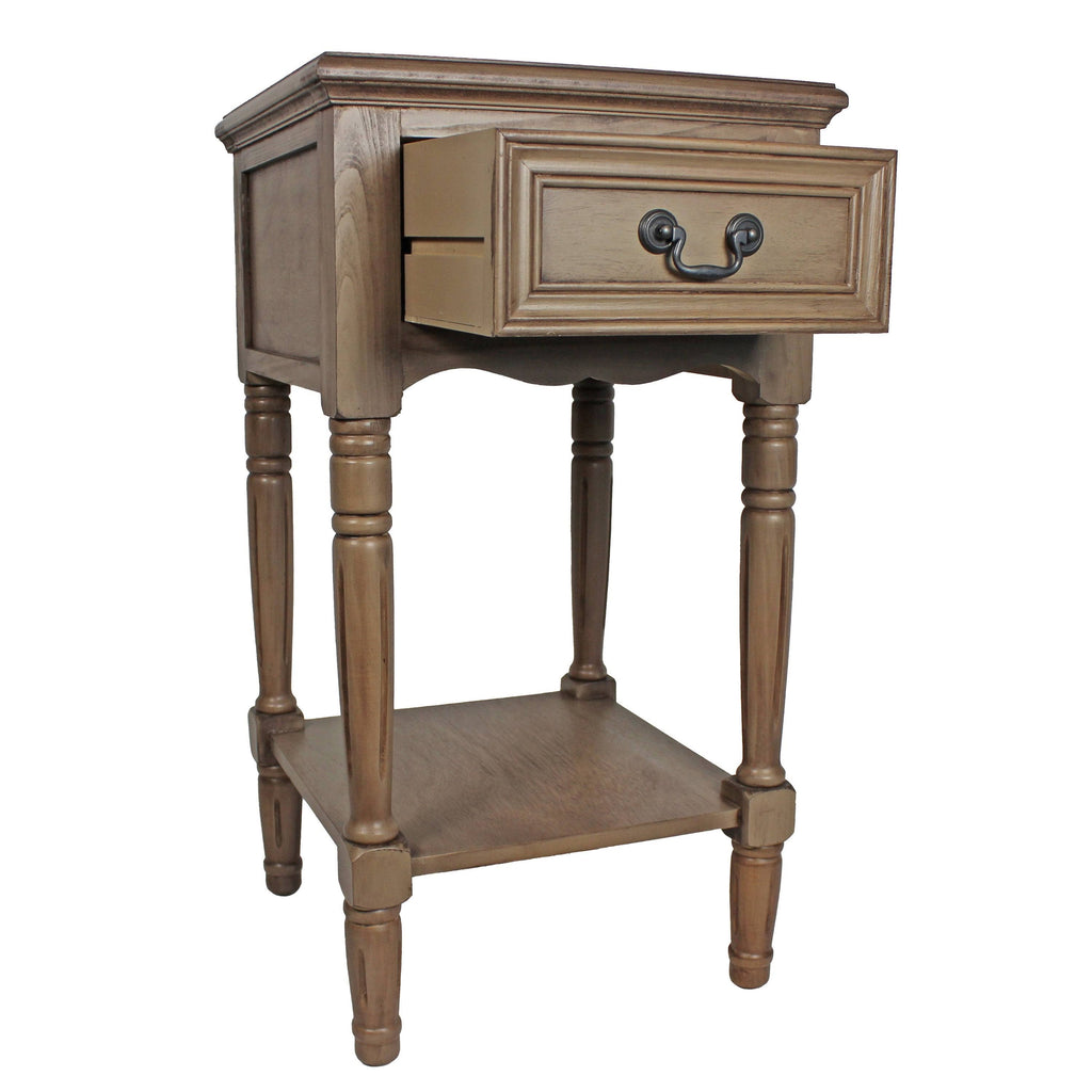 Antiqued Solid Wood Night Stand M545