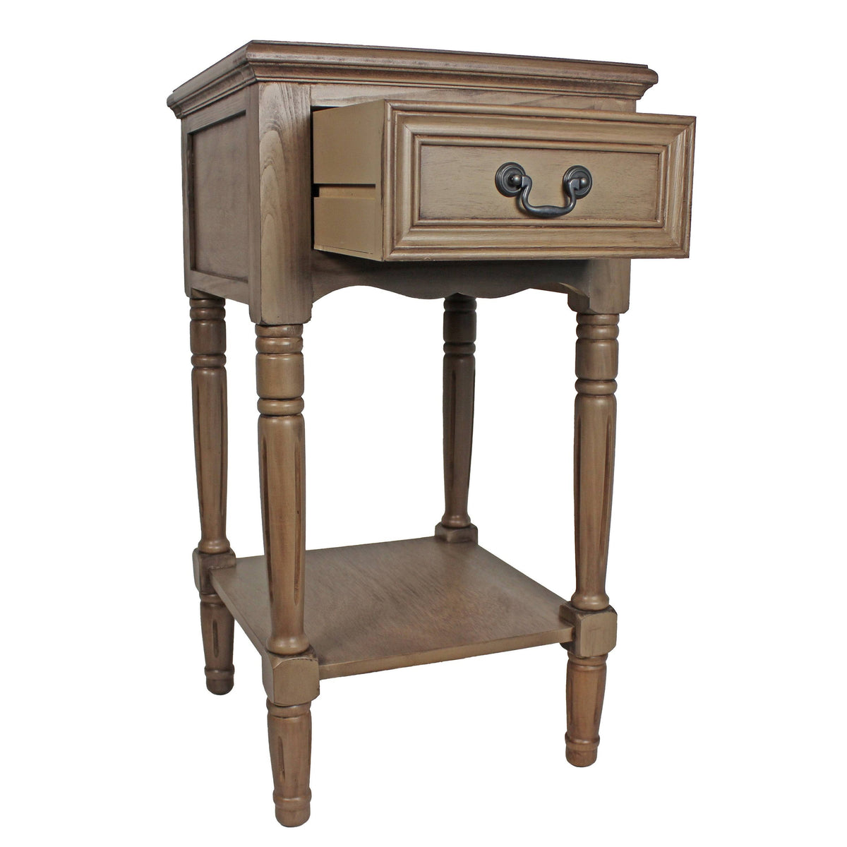 Antiqued Solid Wood Night Stand M545