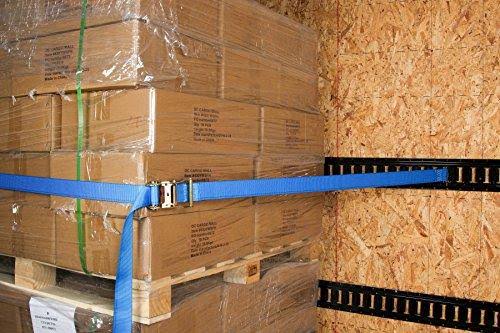 8-ft Powder-Coated Steel E Track Tie-Down Rail, Pack of 4 P23264
