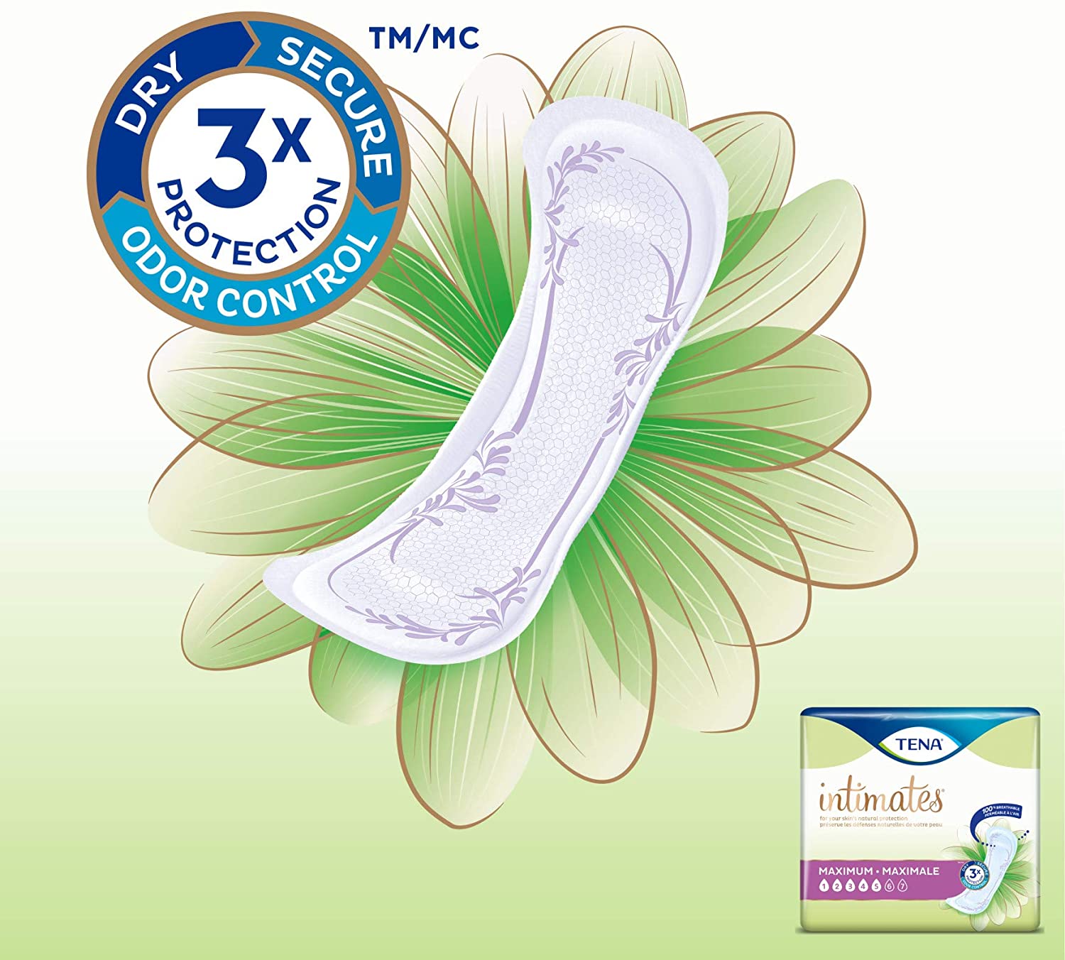Incontinence Pad, Regular Length, 168 Count M101
