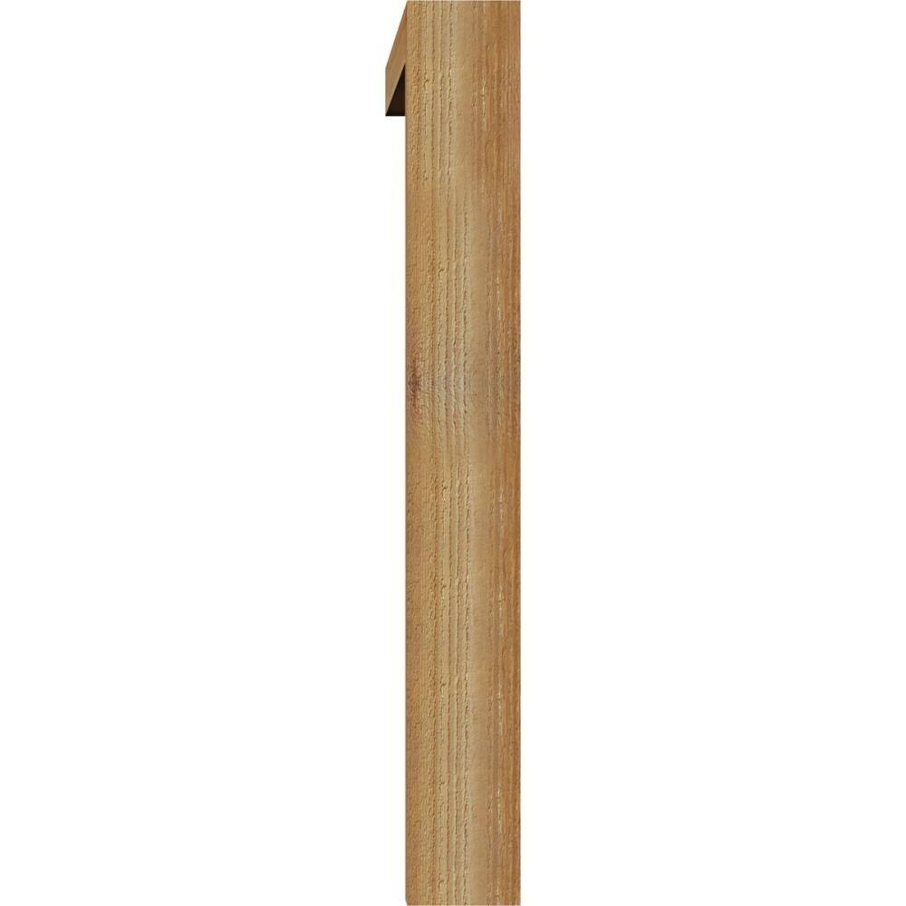 Traditional Block Rough Sawn Bracket with Offset Brace E6757