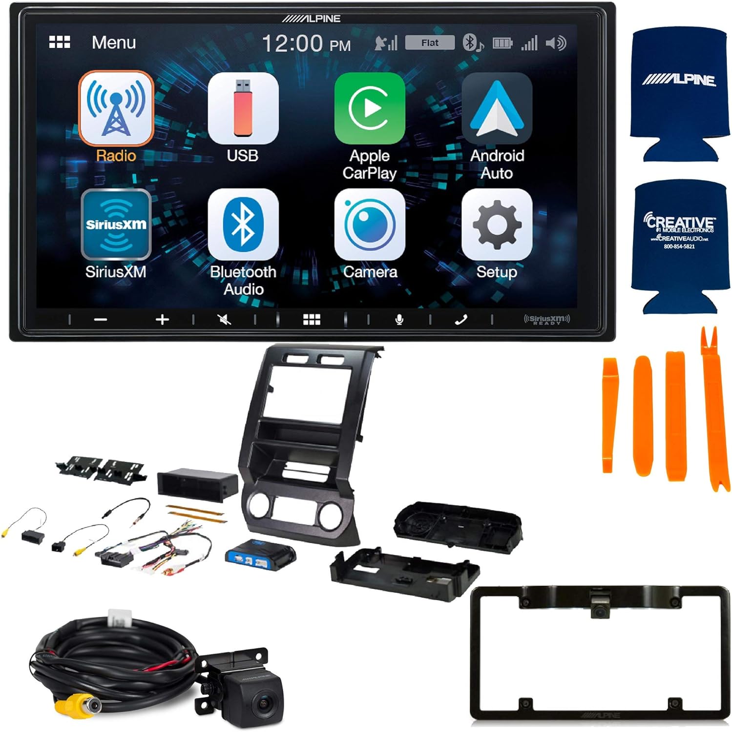7 Receiver with Backup Camera and License Plate Frame Z821