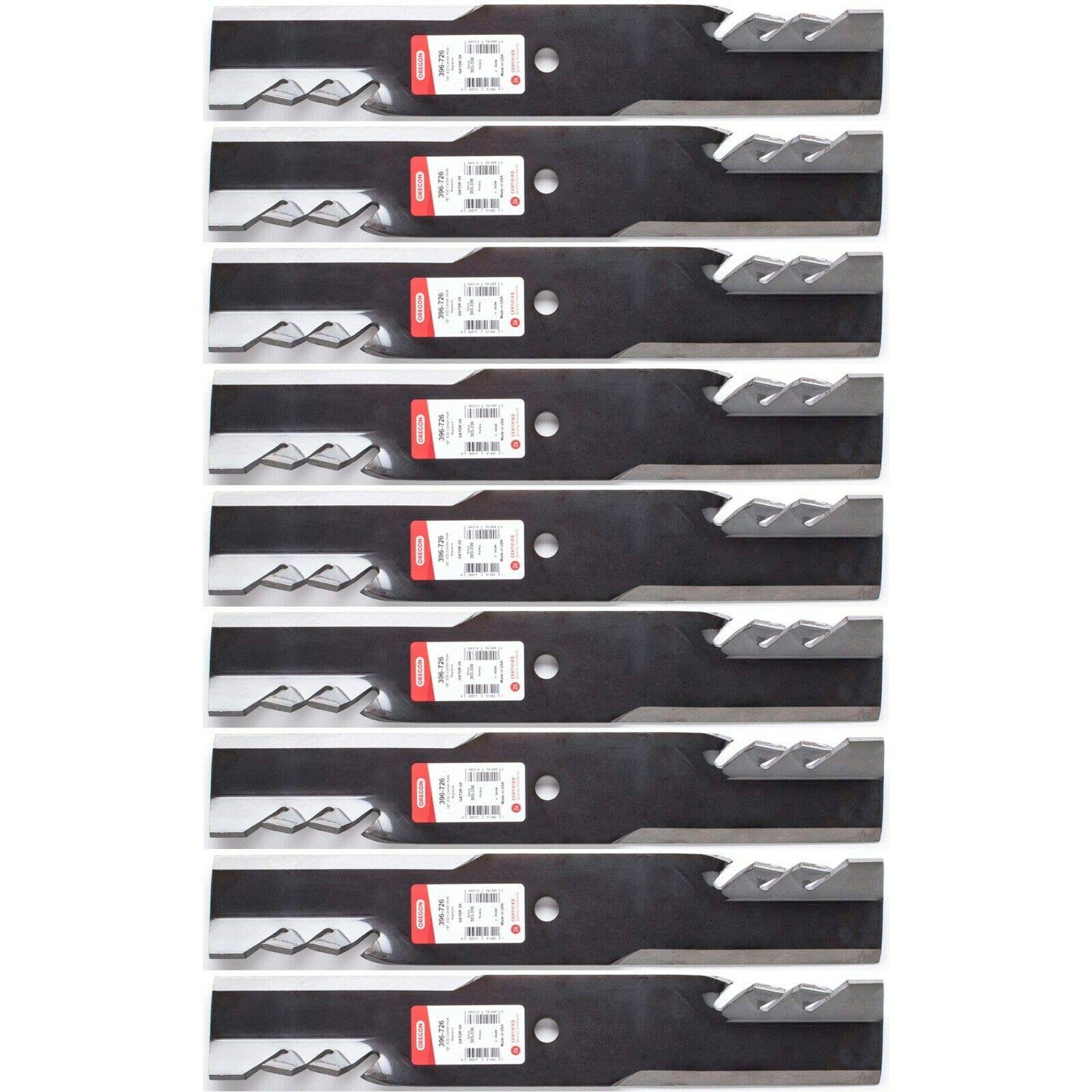9 Gator G6 Blades, Size: 18, Black R38575