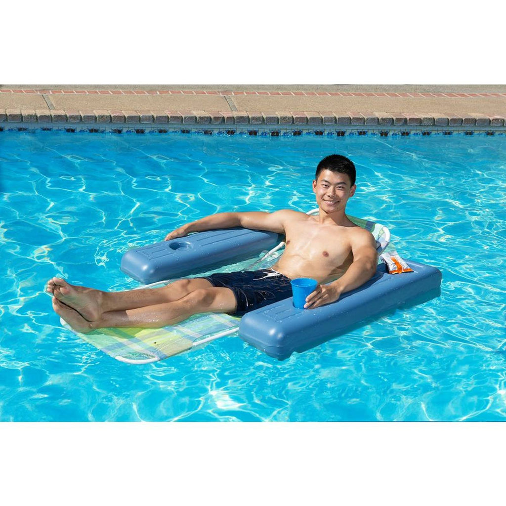 Caribbean Plaid Swimming Pool Lounge Float C1548