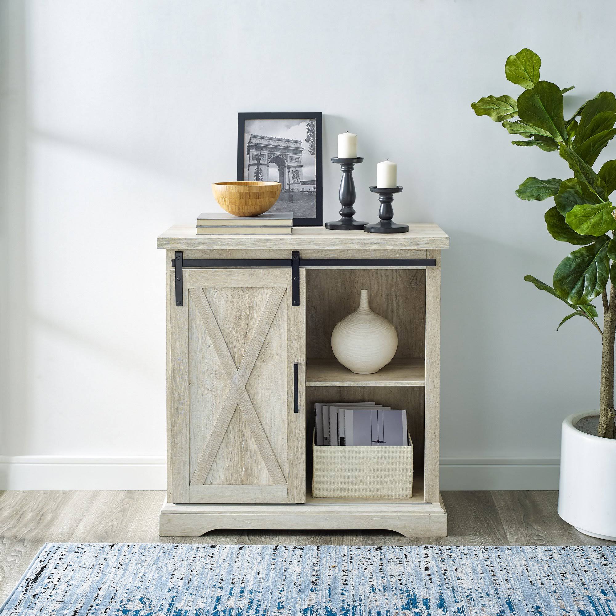 White Oak Rustic Farmhouse Buffet G603