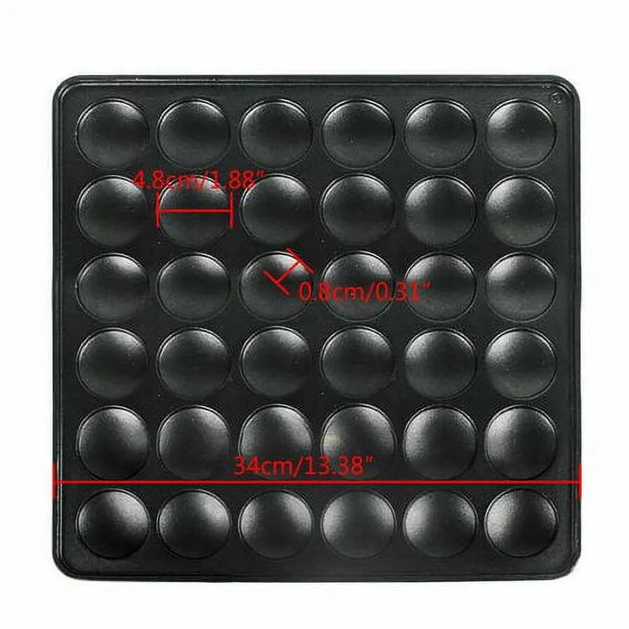 36pcs Nonstick Electric Mini Dutch Pancake Baker Maker V799837