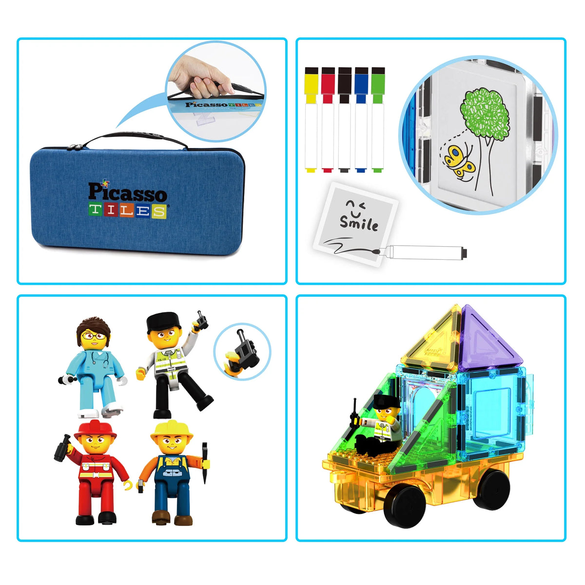 100 Pieces Magnet Tile Building Block Set N4215