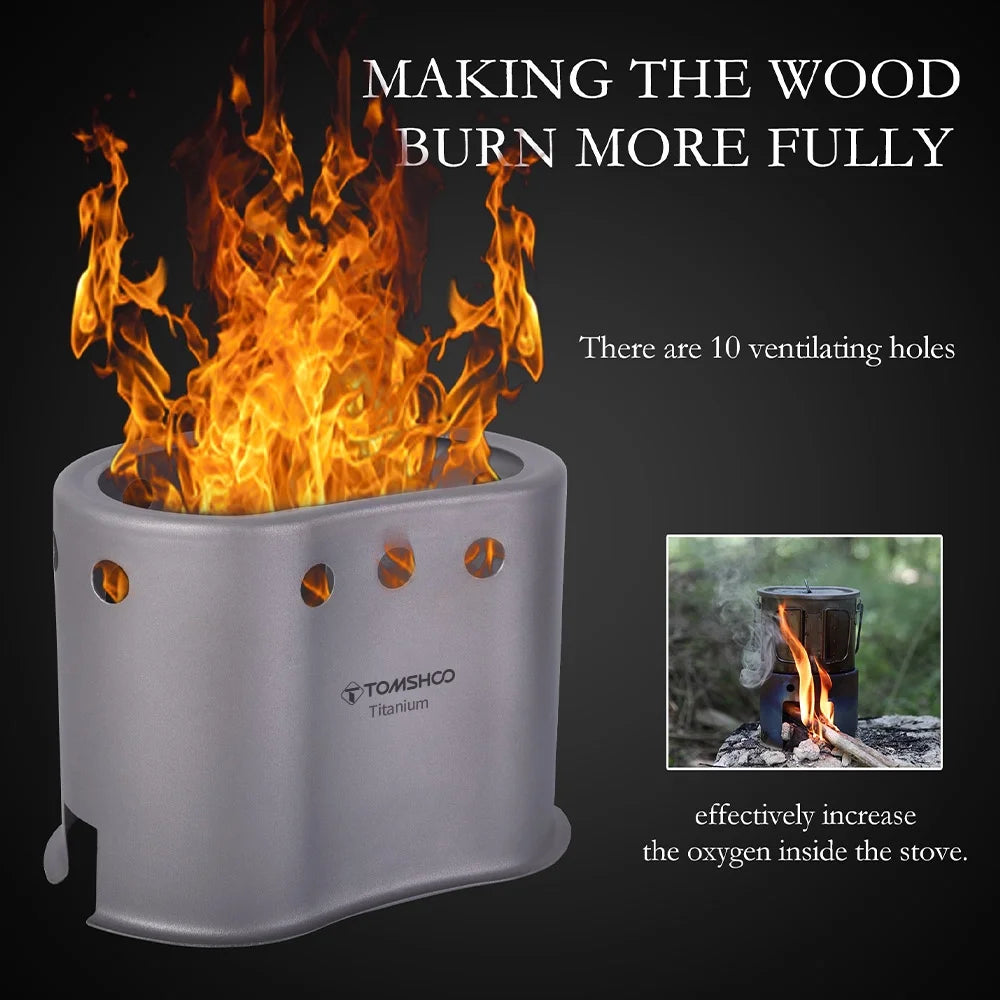 Outdoor Cookware Set Pot And Stove Portable Equipment L7410