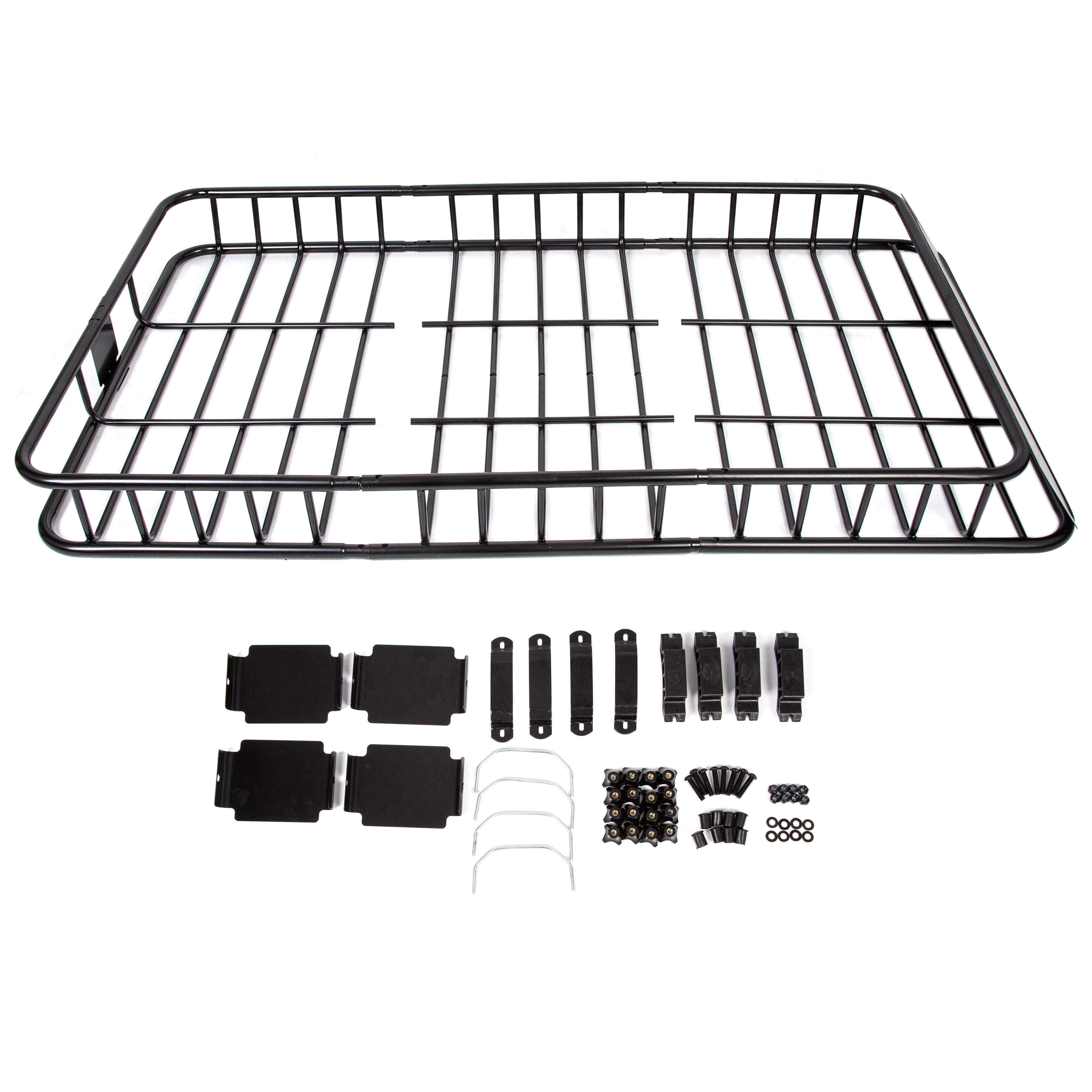 67" Expandable Car Top Roof Rack Cargo Basket Carrier M6279