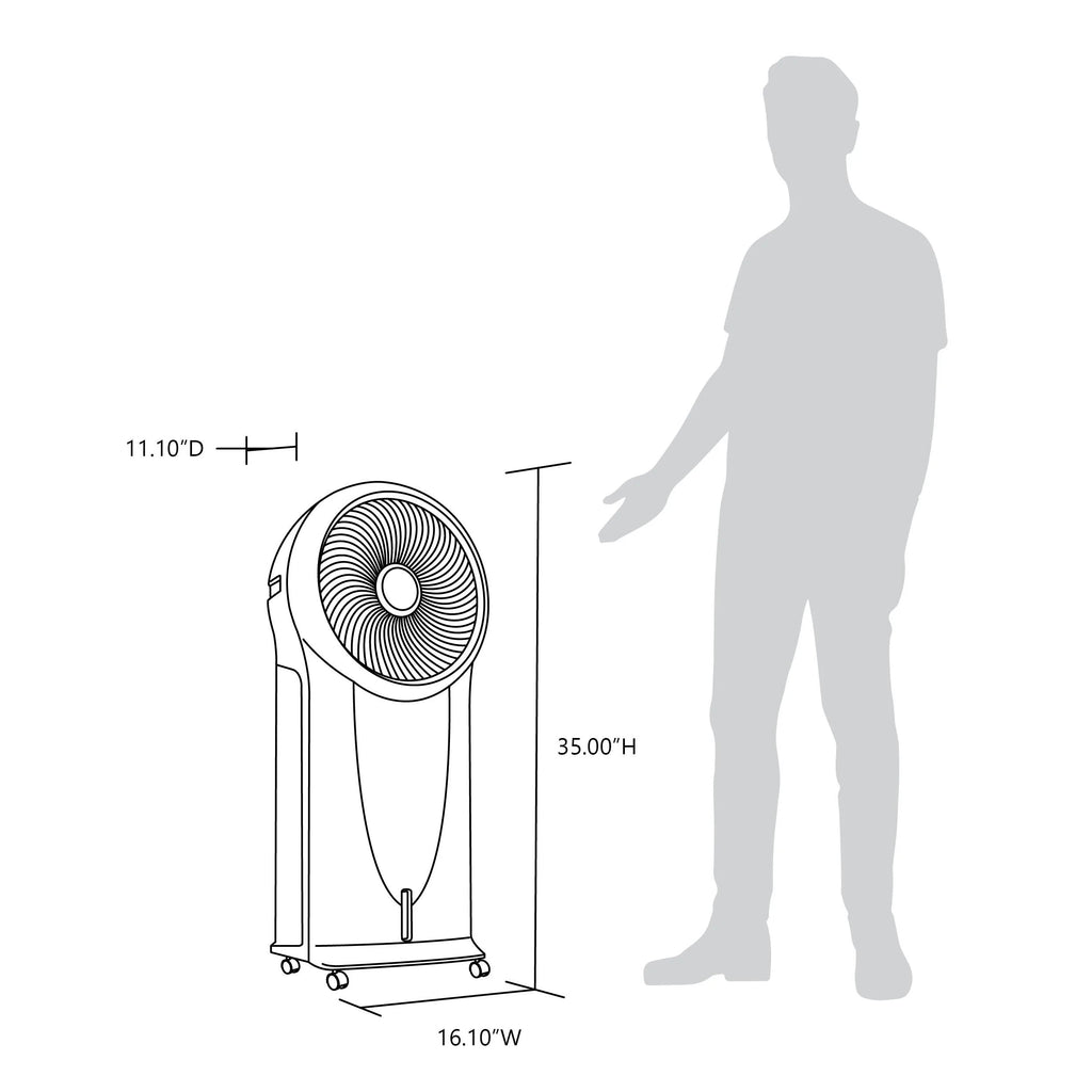 Evaporative Air Cooler and Portable Cooling Fan X671951