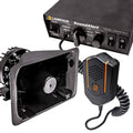 100W Emergency Siren Speaker PA System with Detachable Microphone W426960