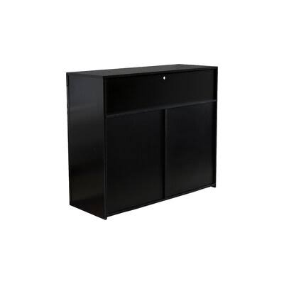 Black 2-Door Accent Cabinet B48247
