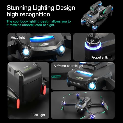 Black 4k GPS FPV Drone with Camera Z7599