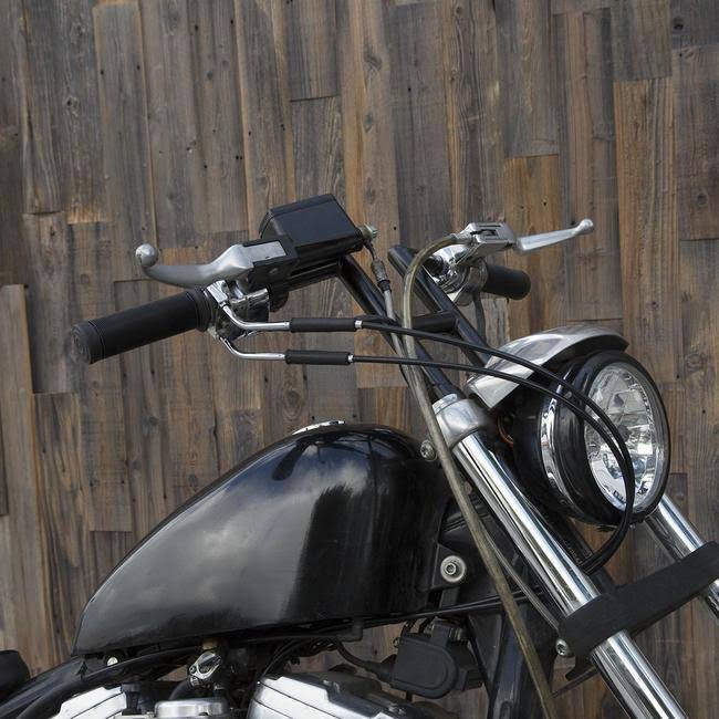 Black Electroplated 1 in. Slotted Handlebar T627744