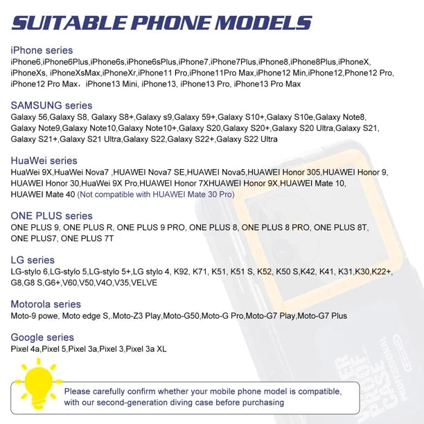 Waterproof Protective Case for Phones Up to 6.9 Inch K513284