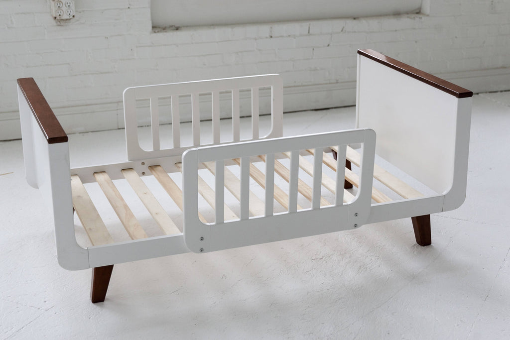 Espresso Toddler Bed with White A65056